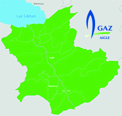 Réseau de la Société du Gaz de la Plaine du Rhône (SGPR)